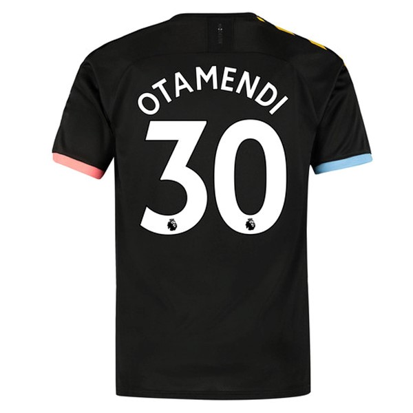 Camiseta Manchester City NO.30 Otamendi Segunda equipación 2019-2020 Negro